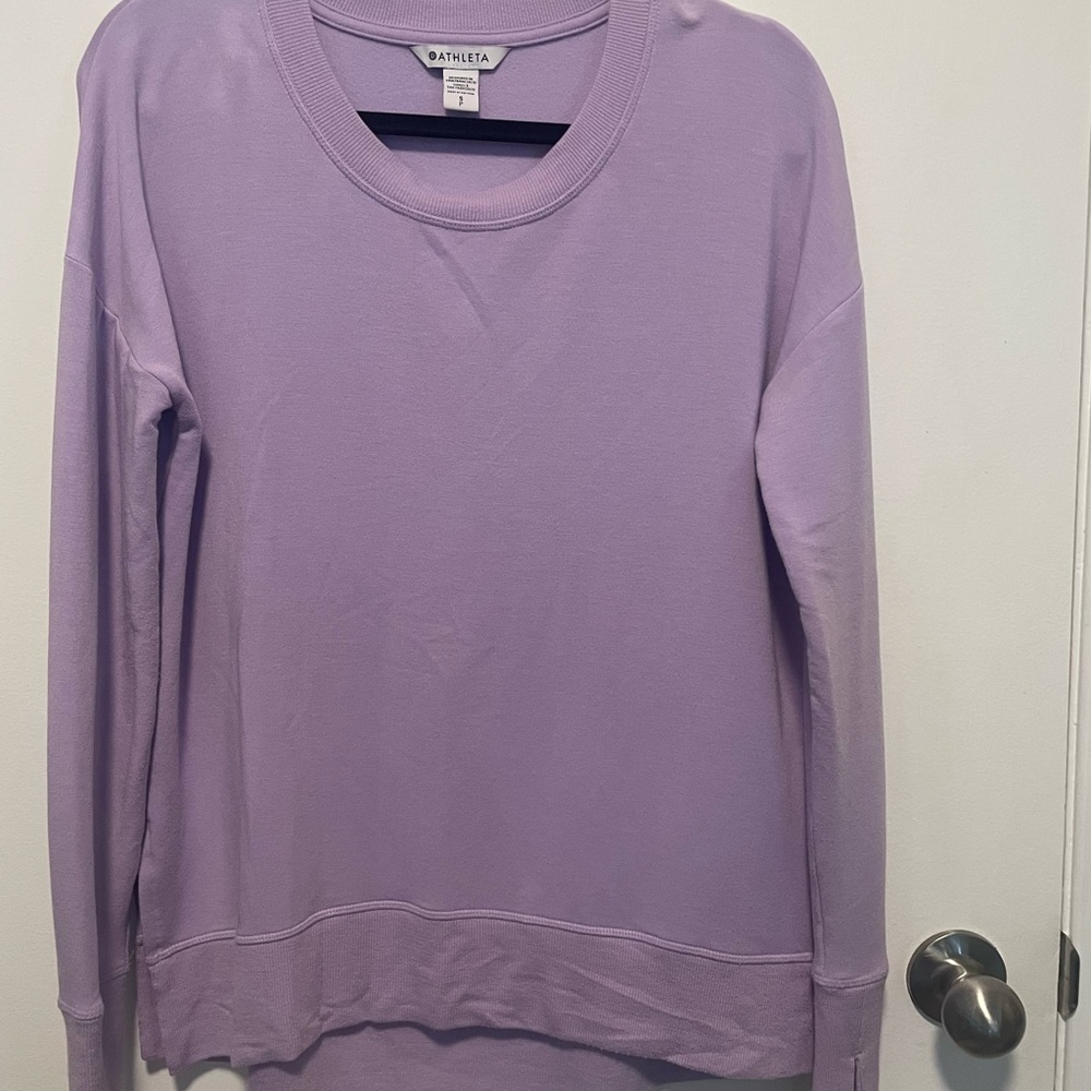 Athleta Coaster Luxe Pullover in Lavender